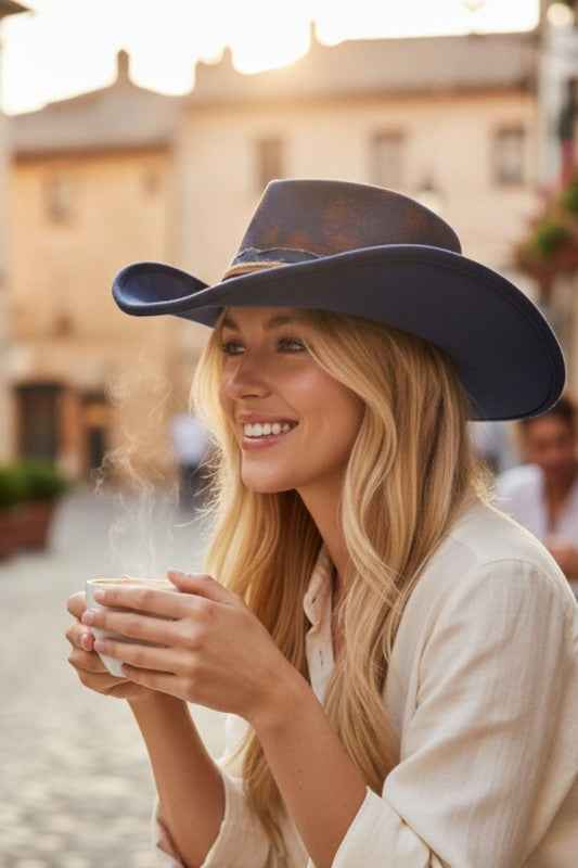 Distress Vintage Shapable Fedora Cowboy Hat AS PREVIEW O S 25034852_0e96194e-5577-418c-a56f-3004bc42a454