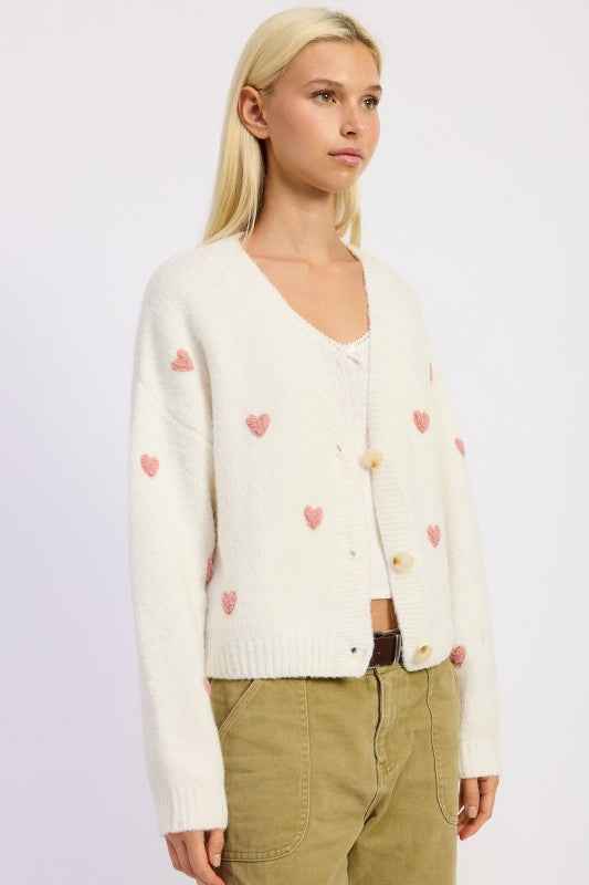 CROPPED CARDIGAN WITH EMBROIDERY 25035427_0f979327-41f7-4de0-832e-185e6e98244a
