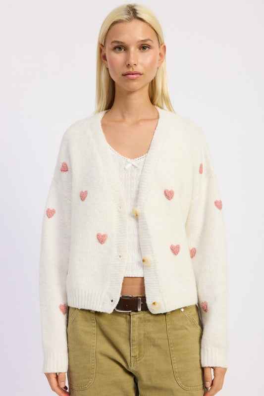 CROPPED CARDIGAN WITH EMBROIDERY 25035427_7e4eefc2-ddba-4211-83ca-1103837d84e5