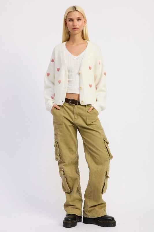 CROPPED CARDIGAN WITH EMBROIDERY 25035427_c804e285-4b6b-4340-90a6-8e72b816ba5f