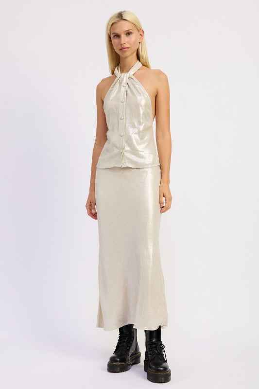 HALTER NECK BOTTON DOWN TOP 25035429_08010369-c2c2-4662-a047-6544db5ba799