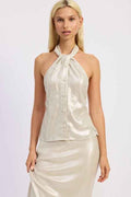 HALTER NECK BOTTON DOWN TOP CHAMPAGNE 25035429_82068d93-e755-4508-bcb6-a6d788d1211b