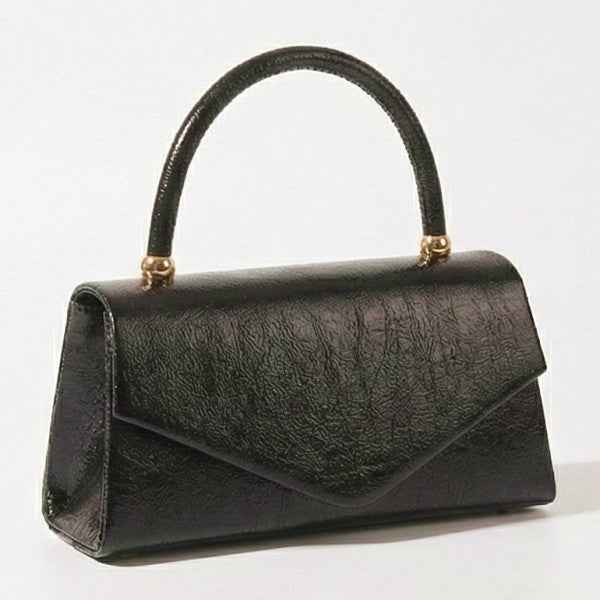 Metallic Glitter Mini Handbag Top Handle Triangle Black One 25064736_373c2034-0391-4d6d-8a20-ed9c5927c3f8