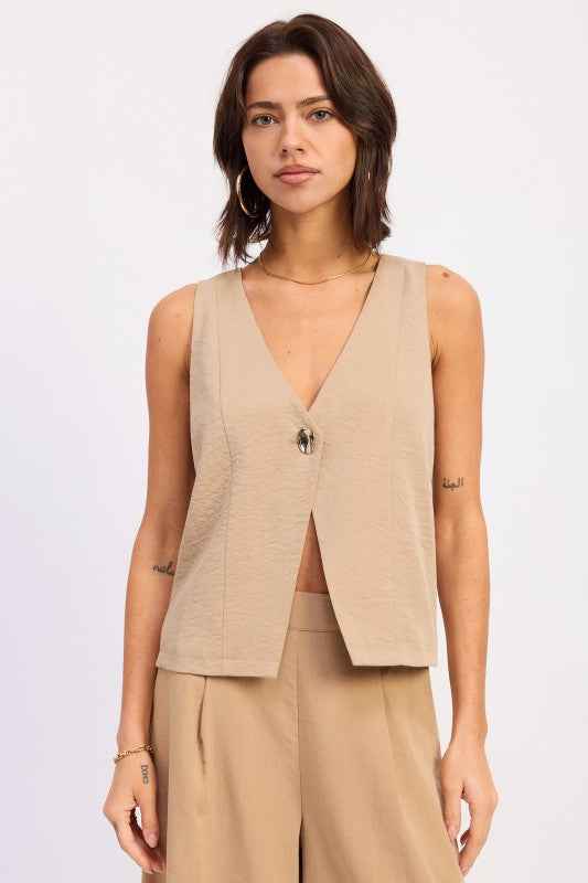 WOVEN VEST TOP WITH BACK TIE IVORY 25066202_09165878-9866-4ebd-b34c-85c9e7649984