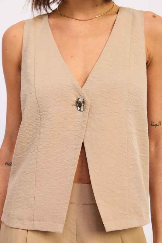 WOVEN VEST TOP WITH BACK TIE 25066202_92d8ced4-8240-434c-b2fa-16f67bee498f