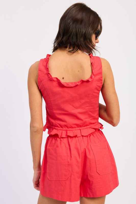 RUFFLED TANK WITH BUTTON FRONT 25066320_7e4a1c96-99d0-414c-bbaa-ccaffadd57b6