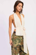 HALTER BACKLESS SCARF TOP 25066325_3b12c108-4b25-48e2-828e-6dd303bf175b