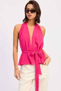 HALTER BACKLESS SCARF TOP MAGENTA 25066325_ae6c664c-337c-432e-9934-5e58af3790c2