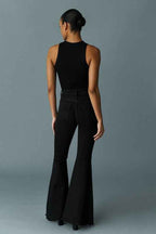 Rodeo Cowhide Bell Bottom Jean Black/Pink 25072653_4245459d-042e-4ac9-a04c-d67b69265cd9