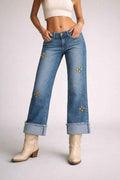 Low Rise Gem Studded Jean Light Wash- Inseam 30 25078820_08a76313-8bee-49a7-ae2c-82d0a74167a4