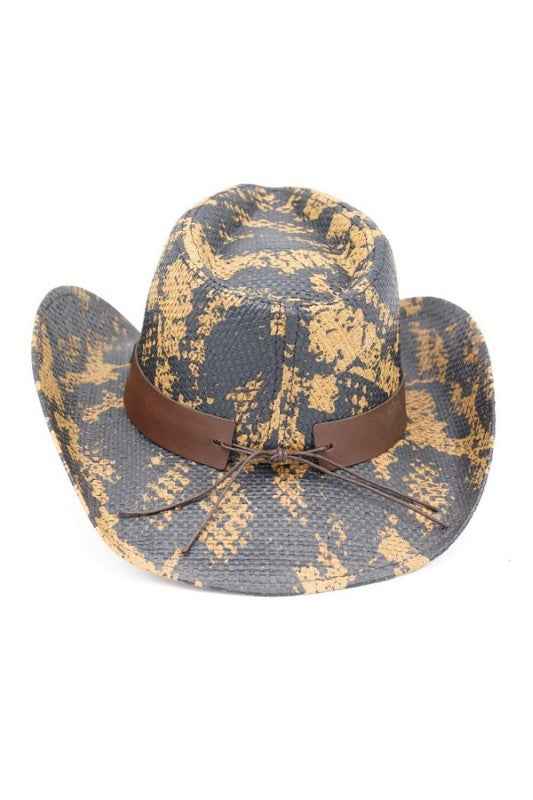 Western Longhorn Snake Printed Cowboy Hat 25134401_74985c7a-9a0a-4c18-ba44-3ed9ce4847f5