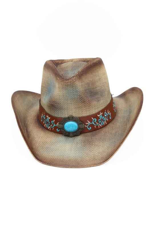 Embroidered Brim Turquoise Hatband Cowboy Hat 25134455_6c52b897-ada7-4fab-ac5c-118f96de442c