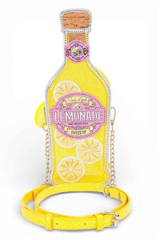 Glittery Lemonade Novelty Crossbody Clutch Bag Yellow O S 25159810_fbf8507c-20ae-427d-a2bc-948f801f72ec
