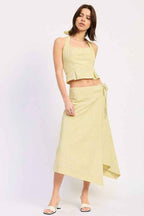 HALTER STRIPE TOP WITH LACE UP BACK DETAIL 25188945_3233f5c9-5934-4b10-b9b3-5f7614f23056