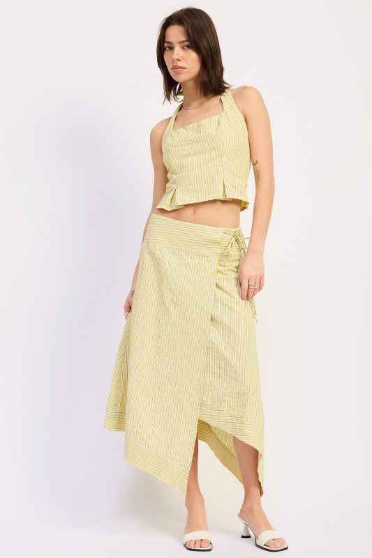 HALTER STRIPE TOP WITH LACE UP BACK DETAIL 25188945_a901a65b-a172-4ec9-8788-e11b5d9dc2e4