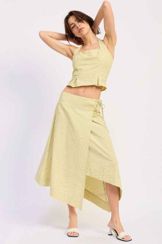 HALTER STRIPE TOP WITH LACE UP BACK DETAIL 25188945_d09cd430-a86c-4011-8263-8cbb7c33040f