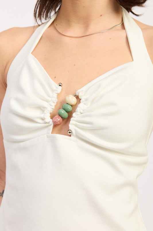 BEADED TRIM HALTER TOP 25189283_0b7a3dce-9b7e-4c76-a0fb-d5a2881a2692