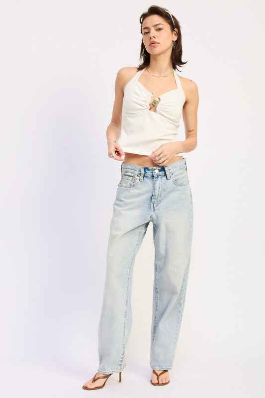 BEADED TRIM HALTER TOP 25189283_94513ce1-ea19-42c2-b4f0-dd41cac15f2c