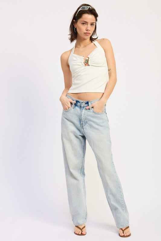 BEADED TRIM HALTER TOP 25189283_c4eee36f-1056-44ba-b559-1d85a29fae72