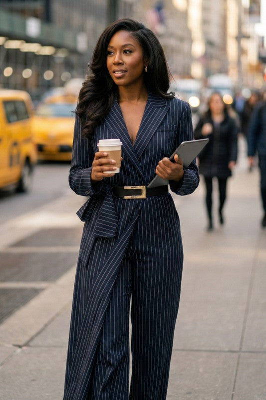 Pinstripe Tailored Belted Jumpsuit 25209291_2d6fbd6e-efa2-453c-b70b-e7a4818918ca