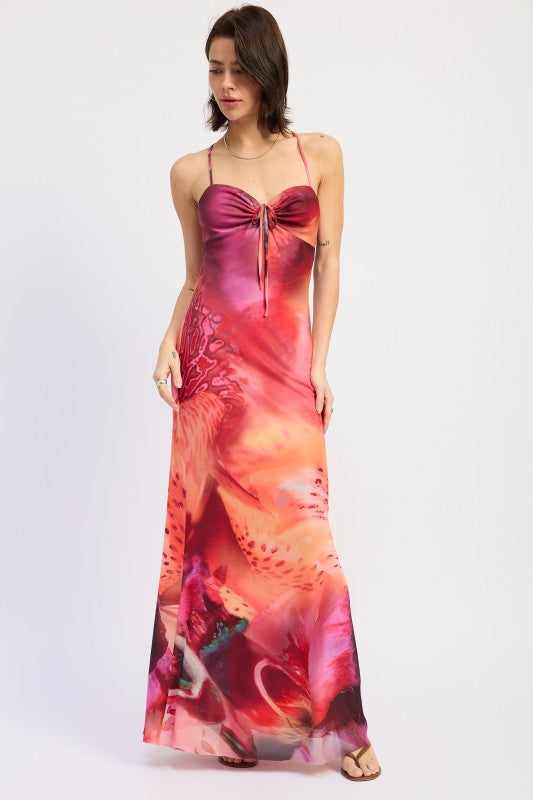 Halter cross back maxi dress 25439681_d6f4bbfe-7a18-4f8a-b5b0-788a2de66020