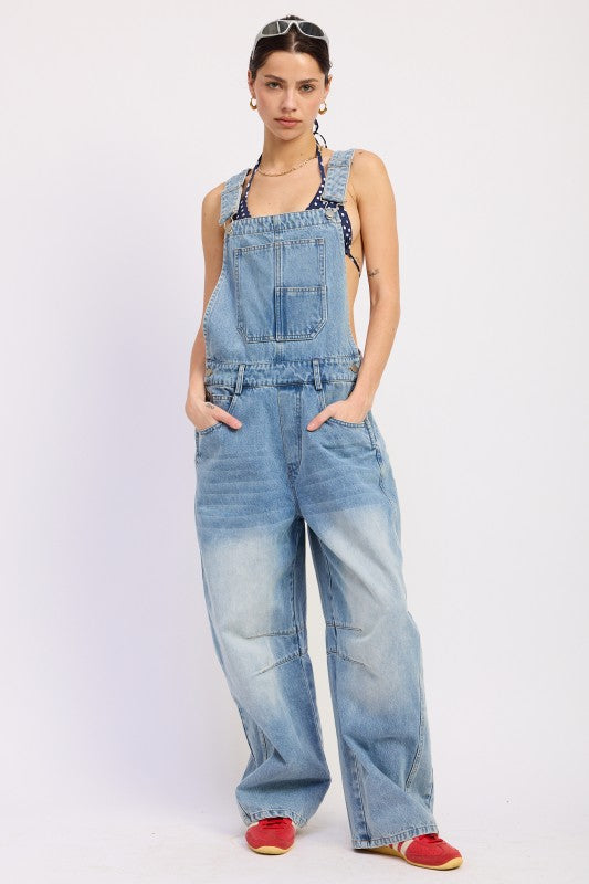 Denim overall with star embroidery LIGHT DENIM BLUE 25551040_1047f3a8-0dca-4bcc-8356-6d6f97214e0a