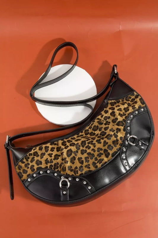 Fame Leopard Print Half Moon Shoulder Bag 259b7f210bf64161ba349c5b33b28886-Max-Origin