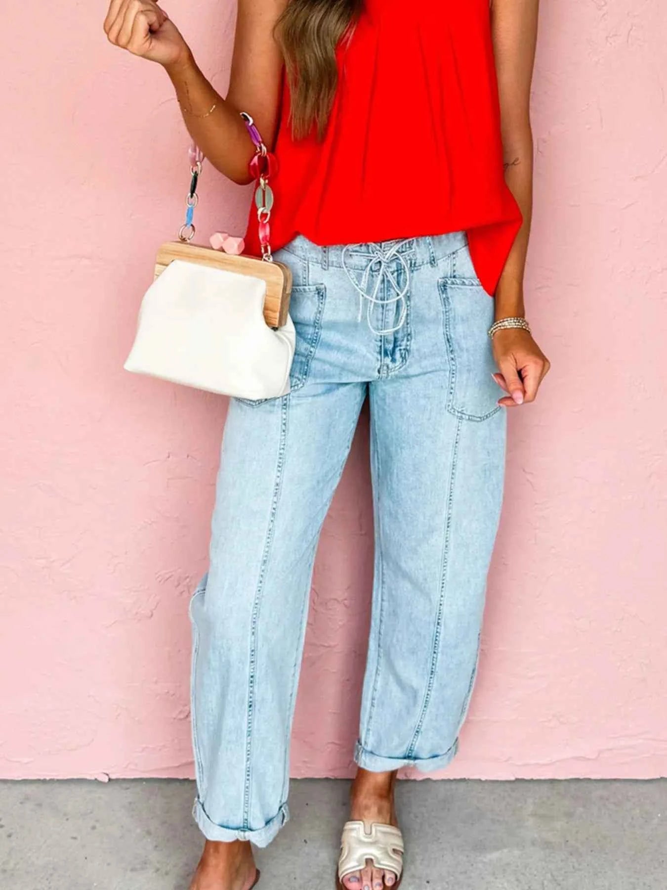 Drawstring Washed Relaxed Fit Boyfriend Jeans 25b16142-a47d-4e07-b9db-2bd62e0311ff-Max-Origin