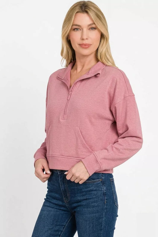 Scuba Half Zip Pullover With Kangaroo Pockets 25d28e18-a3a0-43ef-8c72-1a98ee7d6f2a-Max-Origin