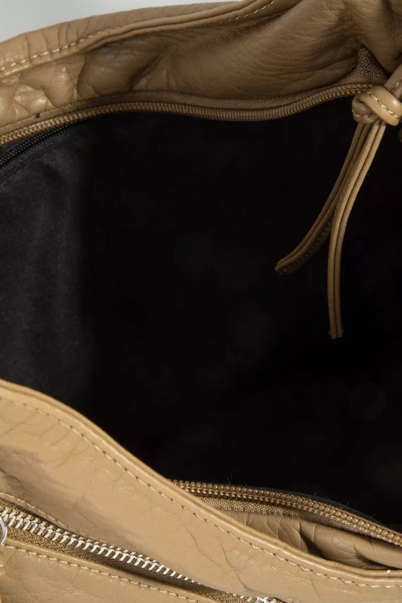 Fame Multi Zipper Pocket Leather Hobo Bag 25e3cd9d-955a-4340-99a4-79cd2fe156d0-Max-Origin