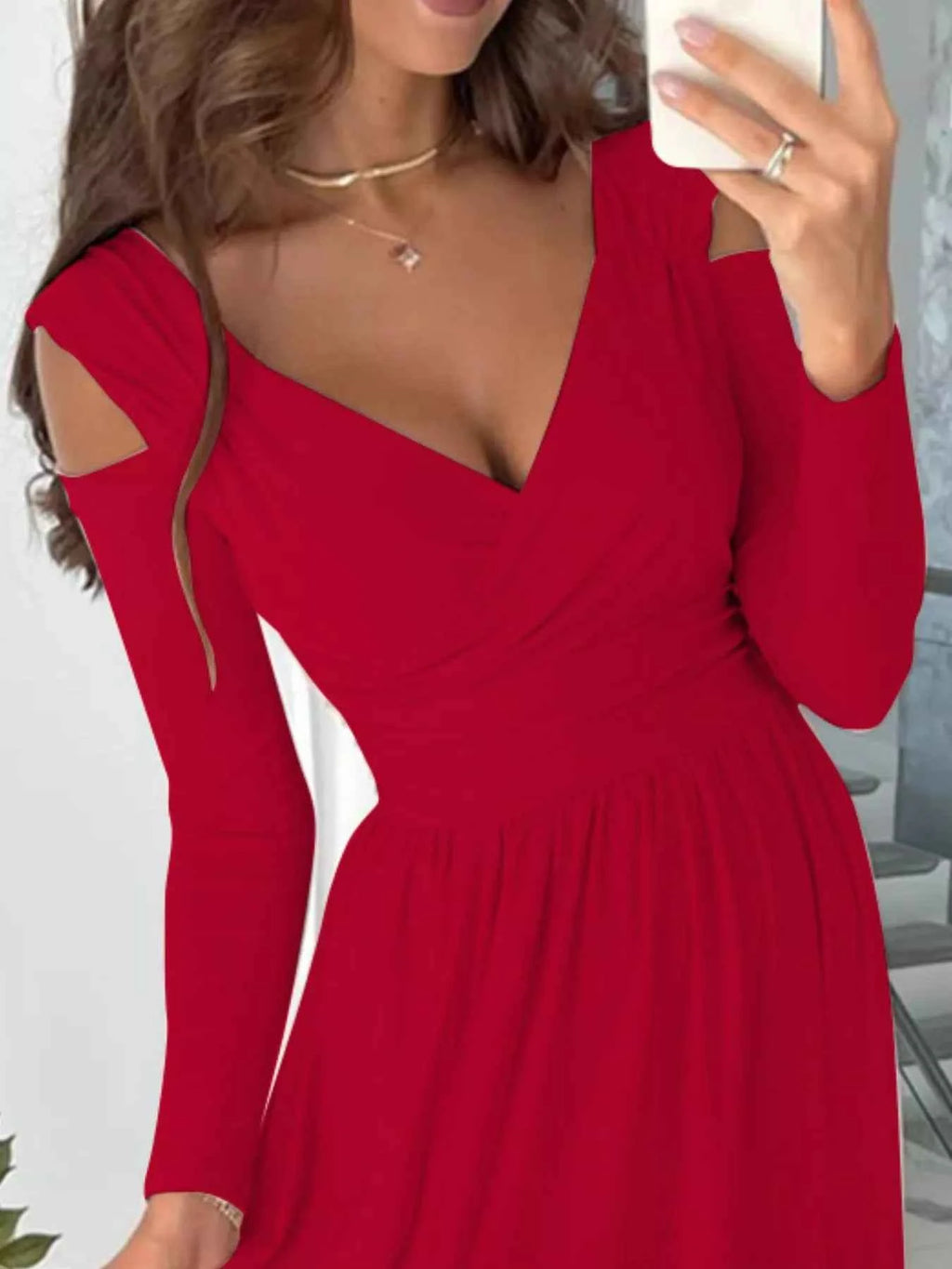 Slit Surplice Cold Shoulder Maxi Dress 25f5cc9b-42c2-419e-bff0-eb559db76762-Max-Origin