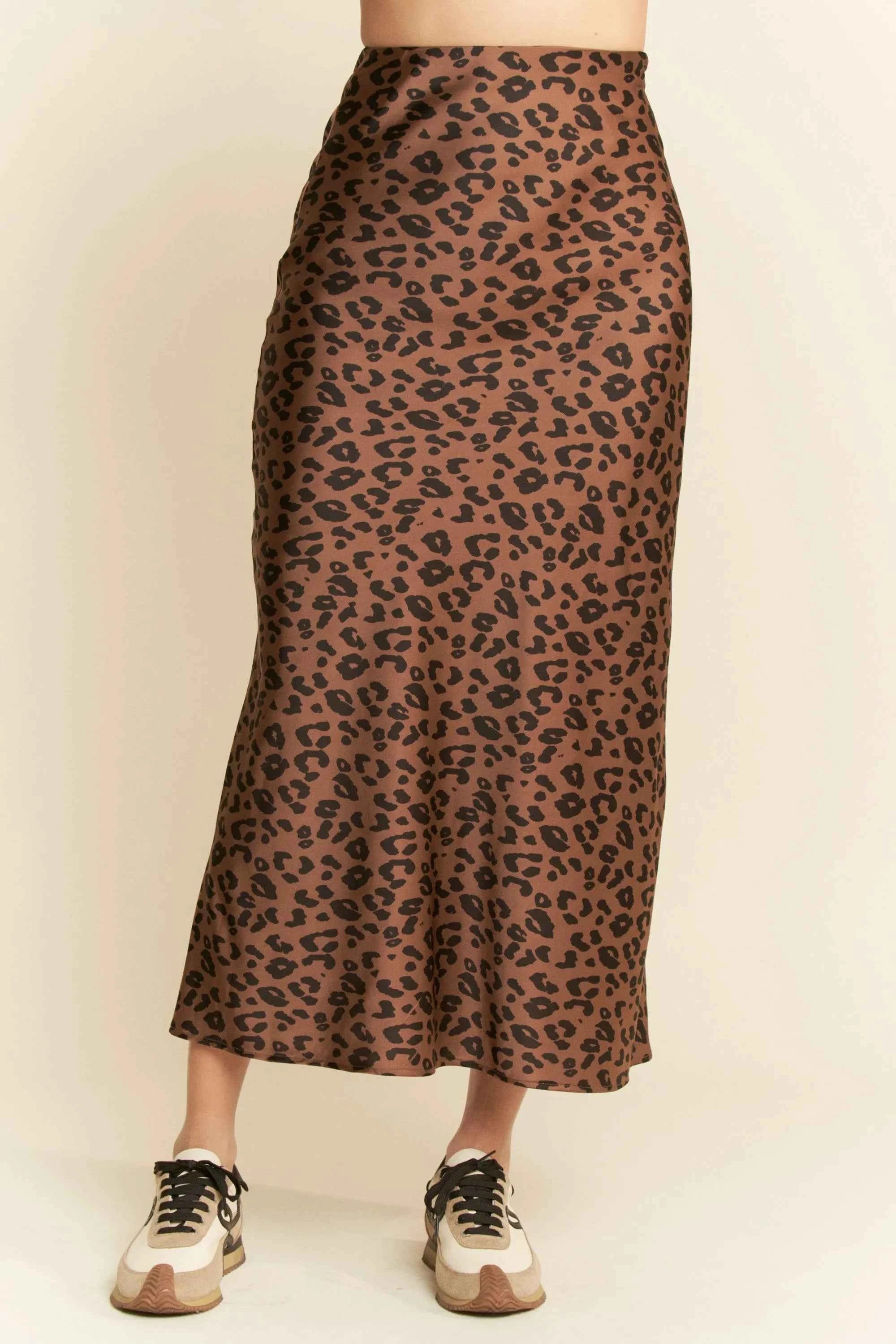Davi & Dani Leopard Animal Print Long Length Skirt 26018095e8fb4107ae4aeeccedddfd32-Max-Origin