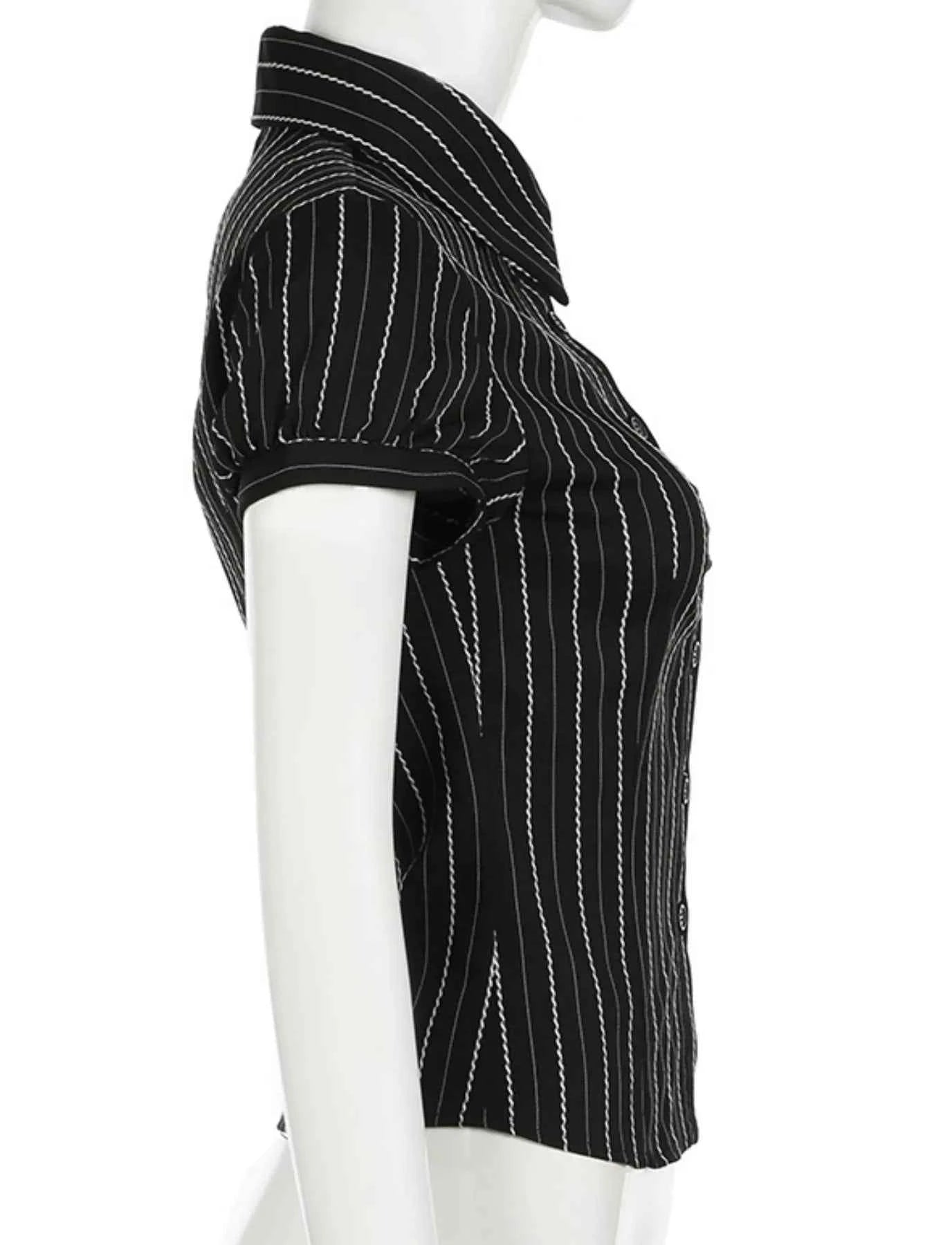 Striped Button-Down Collared Neck Shirt 26154d1c-0567-496b-9356-604b399d71cd-Max-Origin