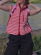 Striped Fleece Zip-Up Vest Coat 2617ec69-669a-4d6c-a0fb-0ad101043acc-Max-Origin