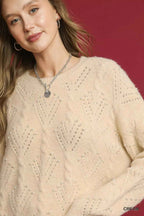 Umgee Pearl-Embellished Long Sleeve Sweater 2654d325-aad4-47fe-9deb-866f04ca957a-Max-Origin
