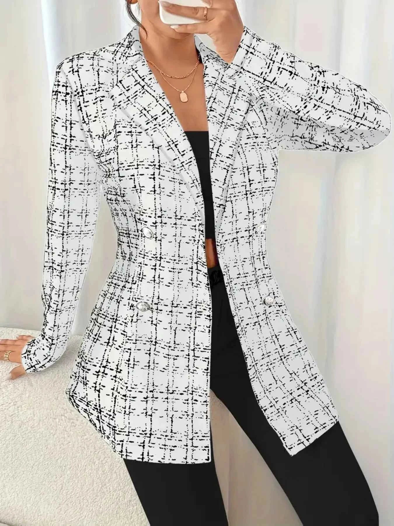 Tweed Double-Breasted Blazer 265a0cf85099463f91bba9825c27b3ec-Max-Origin