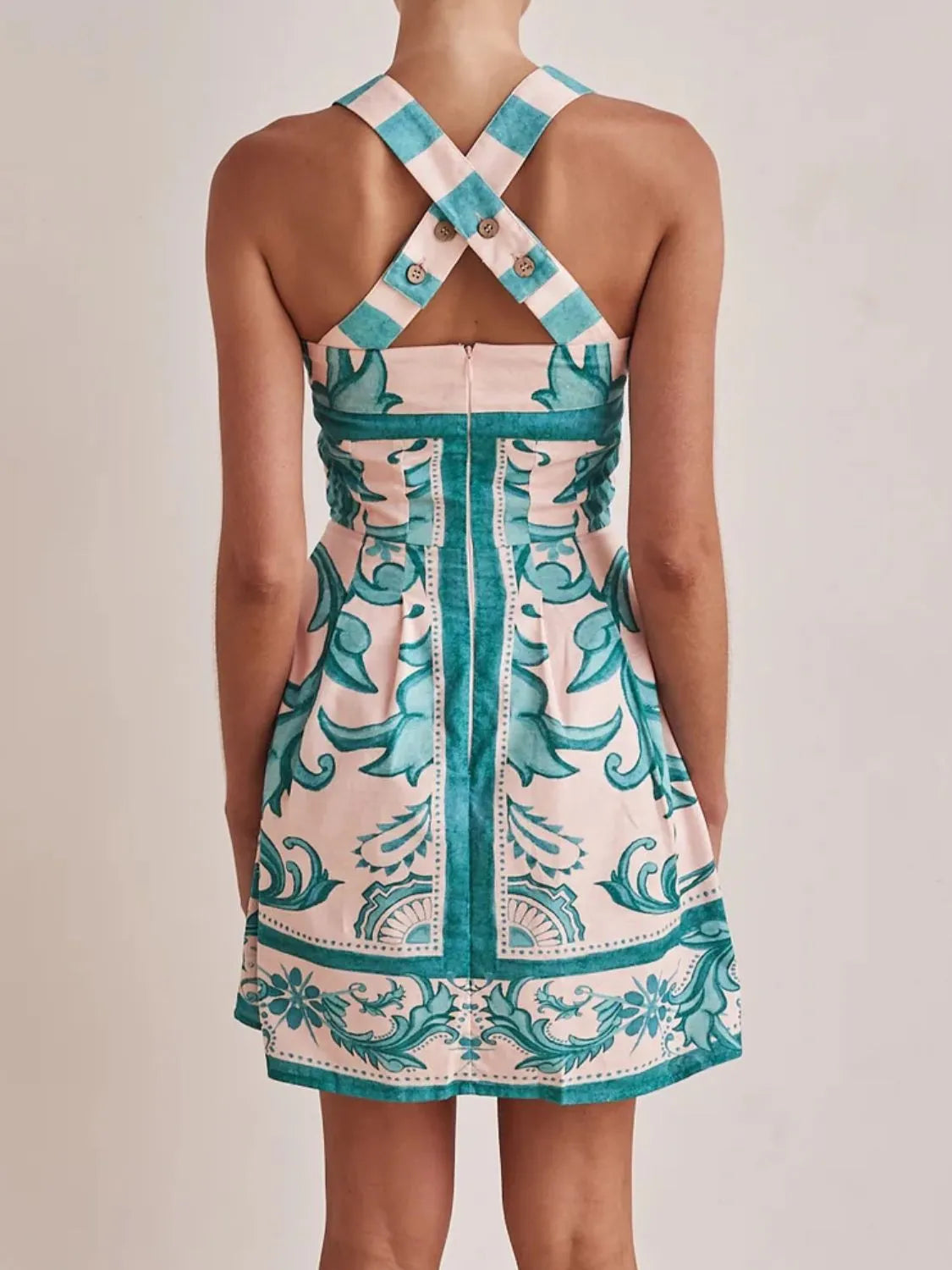 Printed Square Neck Midi Dress 26612f26-7c01-4a7b-aee2-41c85ca5d95c-Max-Origin