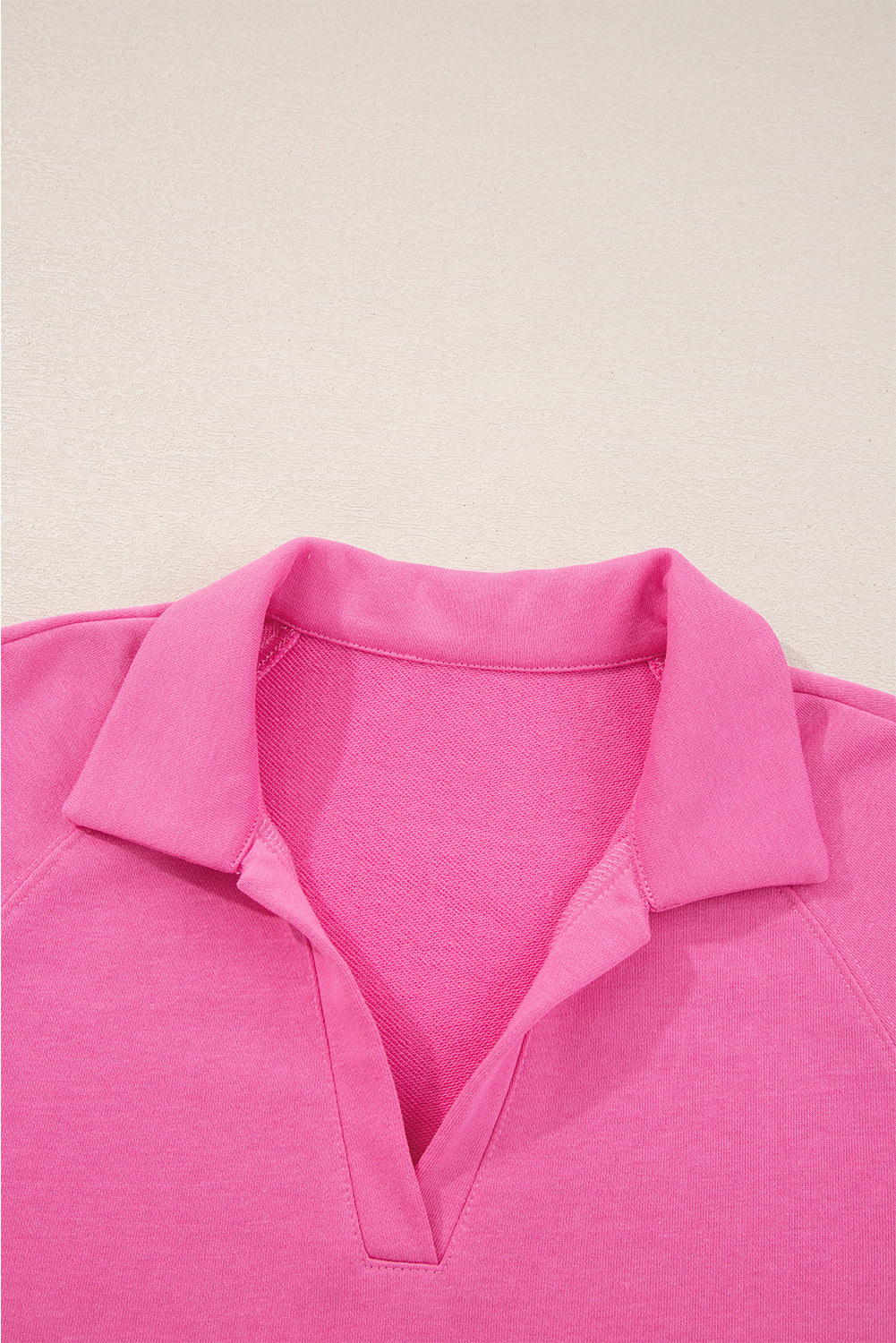 Wisteria Solid Color Collared Pullover and Central Seam Pants Set 2665a46fc126c9f4