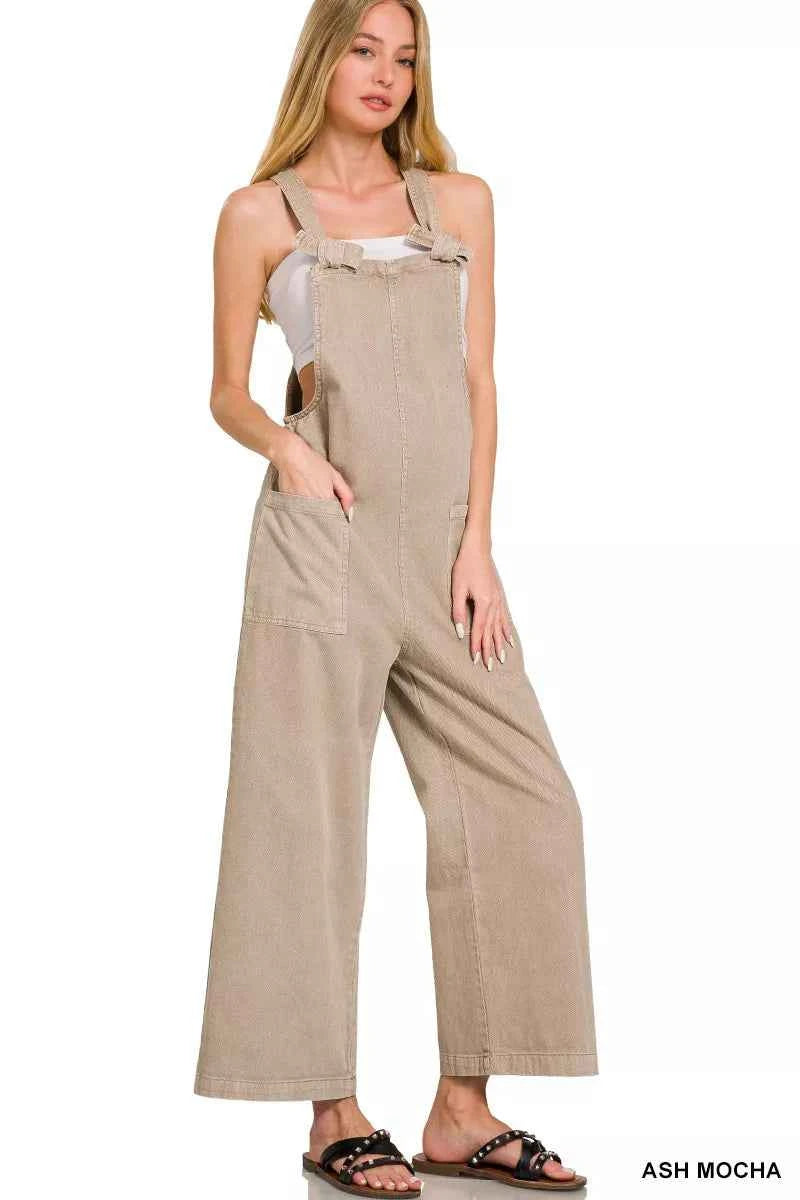 Zenana Washed Knot Strap Pockets Jumpsuit 267662de-4874-4734-bb62-2c6b90ed1e8b-Max-Origin