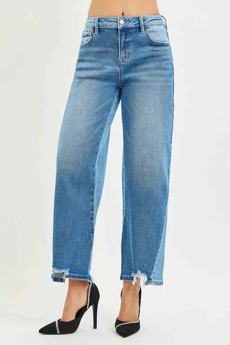 RISEN Full Size Slouchy Cropped Barrel Jeans with Contrast Wash Plus Size 267aabdab196405482998a50d383d9e3-Max-Origin