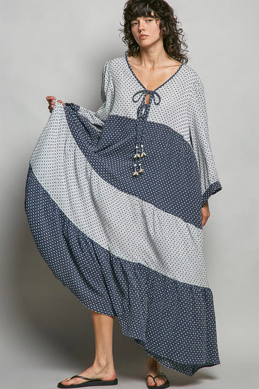 Tiered Boho Two-Tone Maxi Dress 269c24b6-9fe7-4ff7-8d8c-190e1ae09a36-Max-Origin