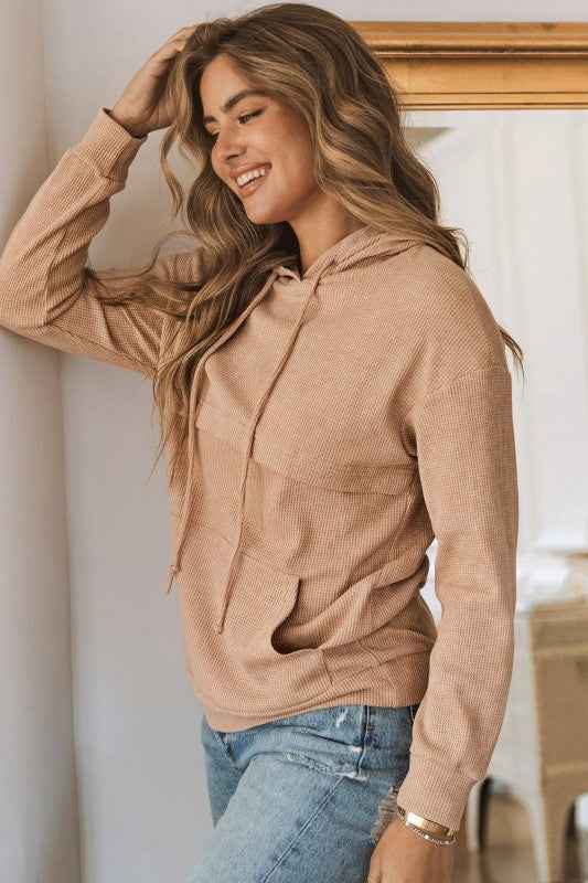 Janelle Knit Kangaroo Hooded Sweatshirt 26af8268-d3d5-4ec7-90de-327985a60d47