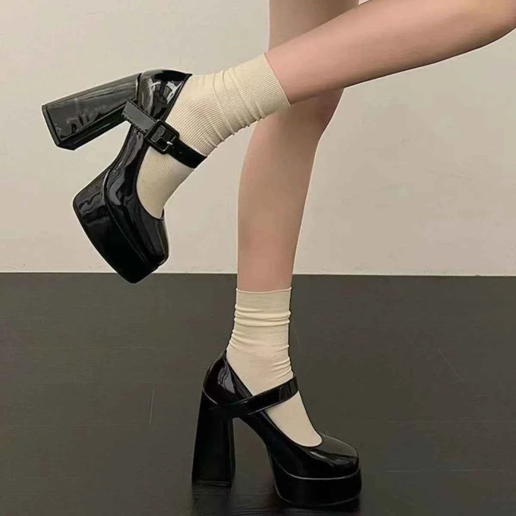 Round Toe Block Heels Pumps 26c9df93-3936-4340-84ef-39d7885818c3-Max-Origin
