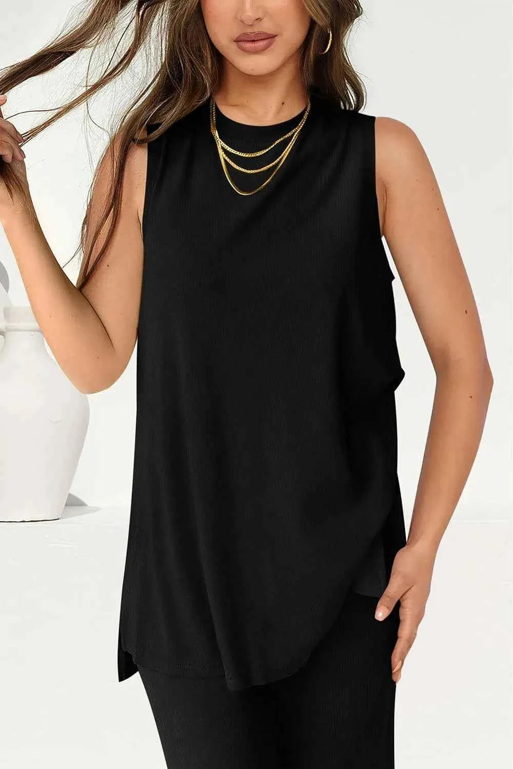 Round Neck Tank and Pants Set Black 26f42cb66c824d18965a9bce6003dc65-Max-Origin