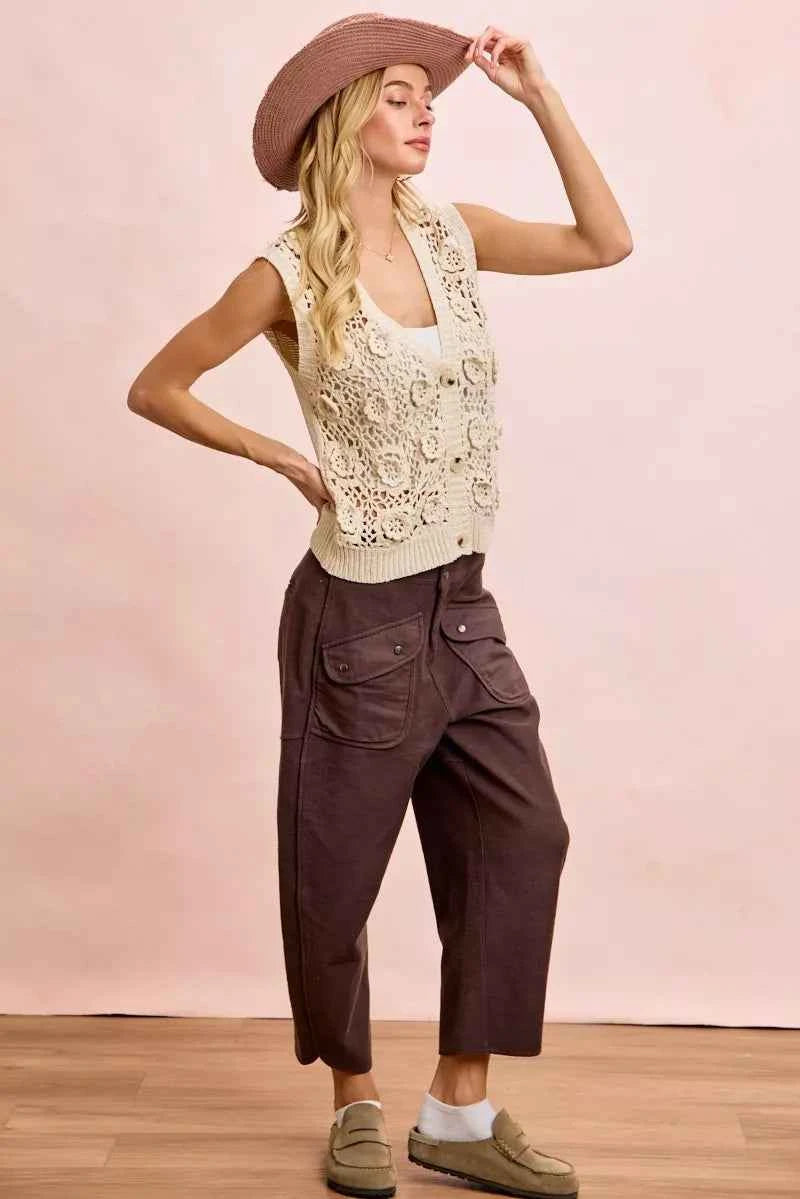 BiBi Washed Terry Pants with Pockets 26f5e2a03af7497d878a395f522cc11e-Max-Origin