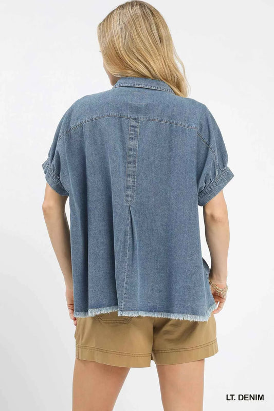 Washed Denim Oversized Top 26f6a98c-69a6-4c74-b98c-e63d7d077ed3-Max-Origin