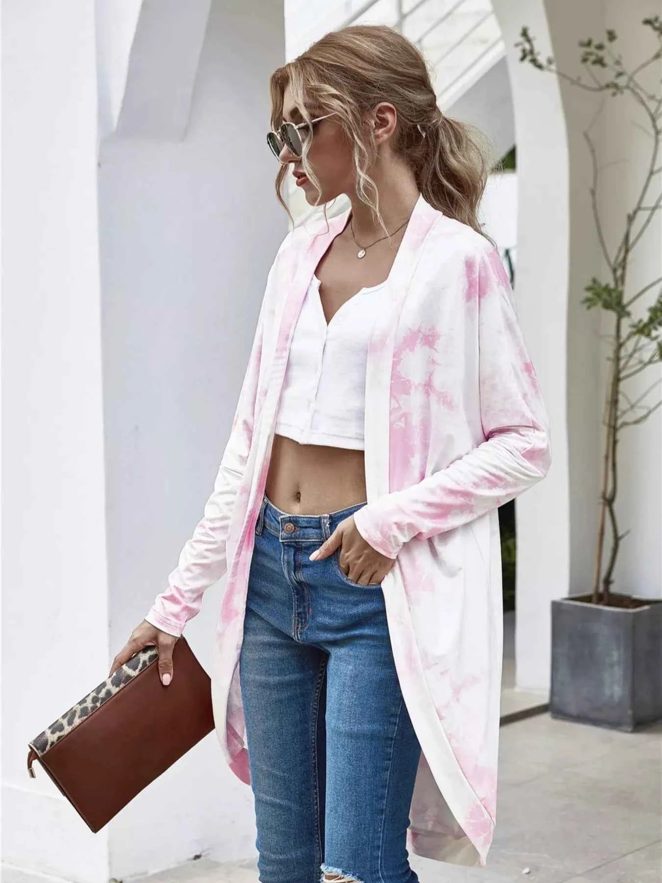 Tie-Dye Oversized Open Front Cardigan Blush Pink 26fd3373-0a35-4fee-bd3a-92d032683156-Max-Origin