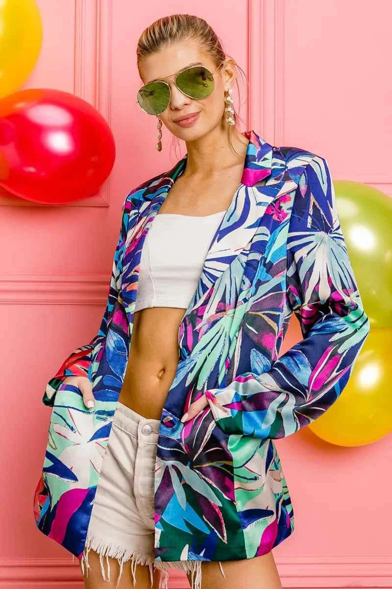 BiBi Thin Satin Tropical Single Blazer 270a2e8c921a4d6f992a1f311a8e8f72-Max-Origin
