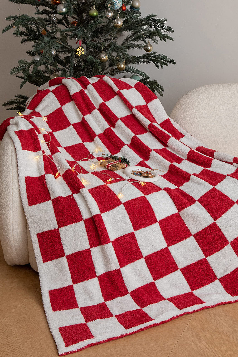Black & White Checkerboard 127*152cm Flannel Blanket 272c0e96fb073f0c