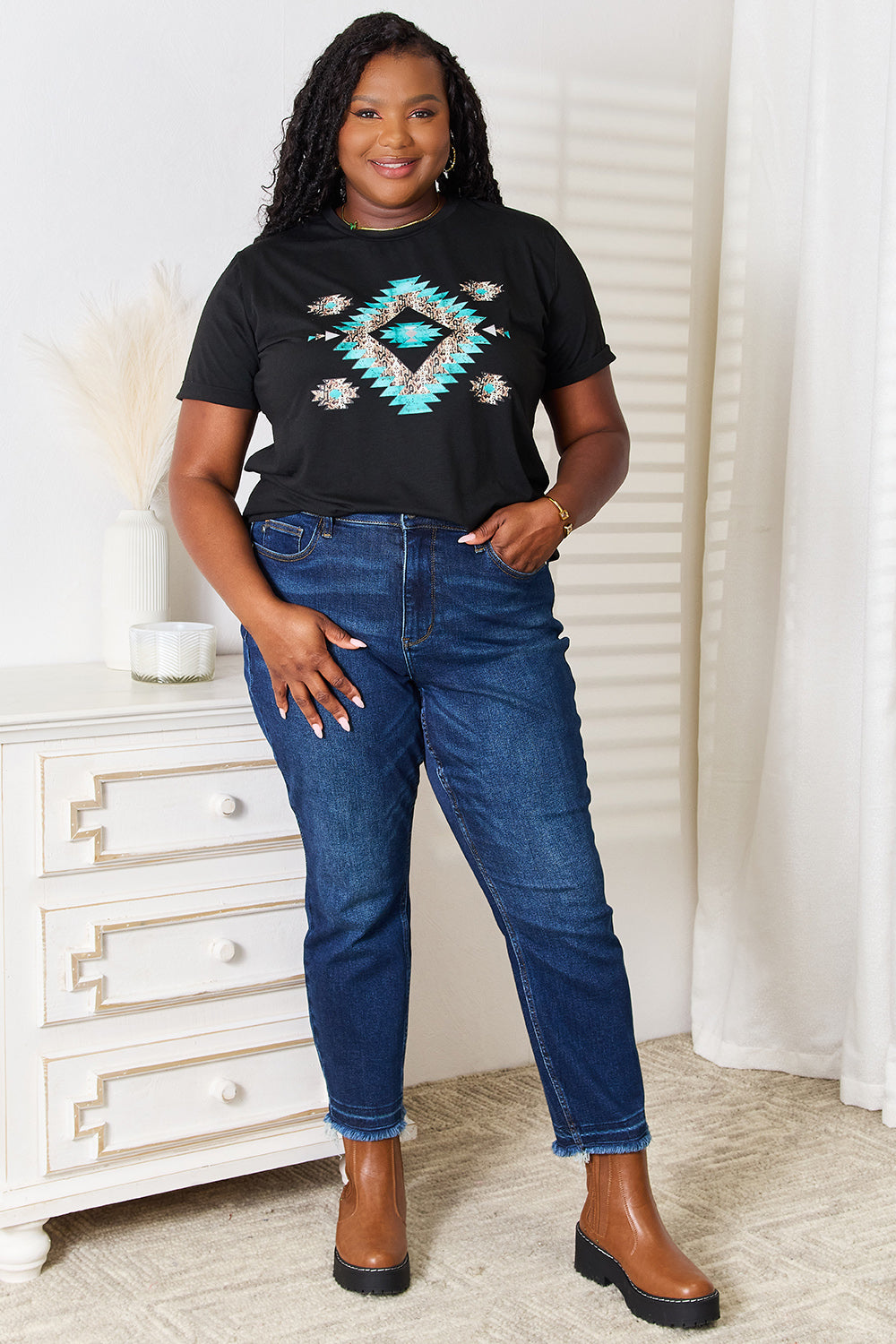 Simply Love Graphic Short Sleeve T-Shirt 273473b6618545cd85bedf33151f1e04-Max